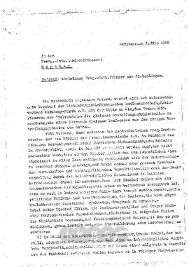 Korrespondenz mit dem Evangelisch-Lutherischen Landeskirchenrat München