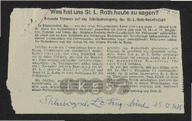 Materialsammlung: Thematische Sammlung zu Körperschaften und Organisationen - Stefan Ludwig Roth-Gesellschaft für Pädagogik e. V.