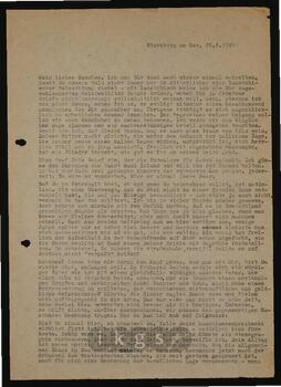 Familienbriefe: N. N., Susanne