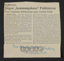 Materialsammlung: Thematische Sammlung zu Zeitungen und Zeitschriften - Das Ostpreußenblatt (1962-1983)