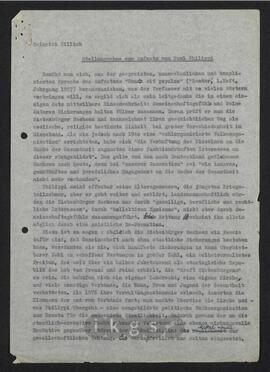Materialsammlung: Thematische Sammlung - Philippi, Hans und Paul