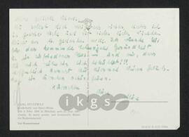 Kryptonachlass Maria Zillich: Familienbriefe - N.N., Mia