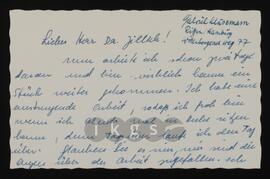 Korrespondenz mit Klusemann, Gabriele