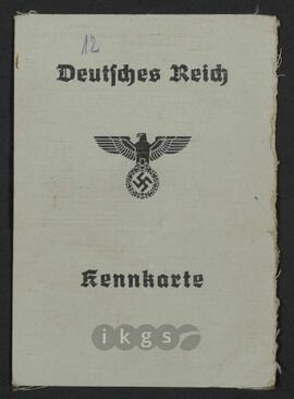 Lebensdokumente: Ausweise, Mitgliedsausweise, Pässe etc. - Kennkarte