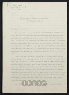 Werke Zillichs als Verfasser: Vorträge und Reden - Die Heiligkeit unserer Muttersprache. Festvortrag vor der Gesellschaft für deutsche Sprache in Kassel, 1949