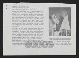 Materialsammlung: Thematische Sammlung - Huchel, Peter