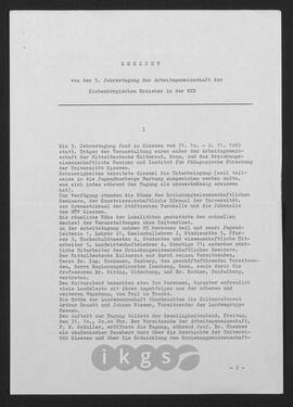 Materialsammlung: Thematische Sammlung zu Körperschaften und Organisationen - Arbeitsgemeinschaft der Siebenbürgischen Erzieher in der BRD
