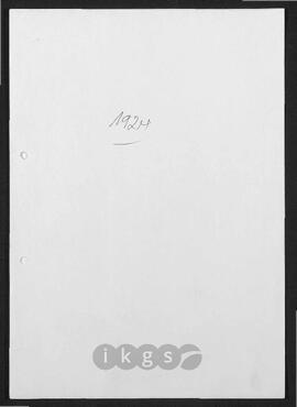Werke Zillichs als Verfasser: Klingsor-Texte - 1924