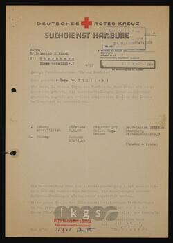 Korrespondenz mit Peukert, N.N. (Deutsches Rotes Kreuz)