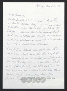 Kryptonachlass Maria Zillich: Korrespondenz - Hesshaimer, Bitusch