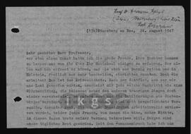 Korrespondenz mit Phleps, Hermann