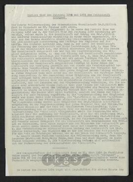 Werke Zillichs als Verfasser: Aufsätze und sonstige Arbeiten - Bericht über den Jahrgang 1934 und 1935 der Zeitschrift Klingsor