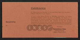 Lebensdokumente: Versicherungen der Familie Zillich - Bausparvertrag