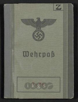 Lebensdokumente: Ausweise, Mitgliedsausweise, Pässe etc. - Wehrpass