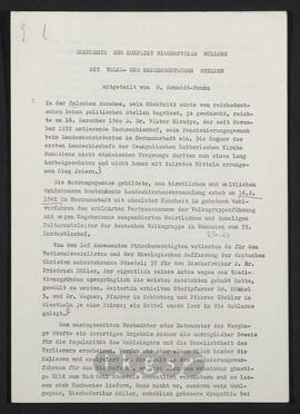 Materialsammlung: Thematische Sammlung - Müller, Friedrich/Glondys, Victor