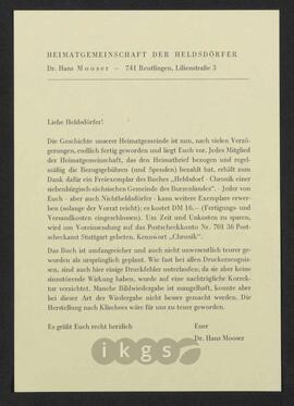 Materialsammlung: Thematische Sammlung zu Städten, Gemeinden und Ortschaften - Heldsdorf