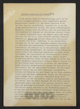 Werke Zillichs als Verfasser: Aufsätze und sonstige Arbeiten - Im Kampf gegen das rote Ungarn 1919