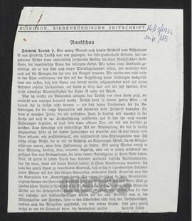 Werke Zillichs als Verfasser: Nachrufe - Teutsch, Friedrich