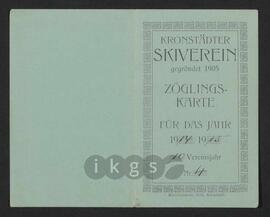 Lebensdokumente: Ausweise, Mitgliedsausweise, Pässe etc. - Kronstädter Skiverein