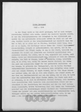 Werke Zillichs als Verfasser: Biografien - Rosegger, Peter