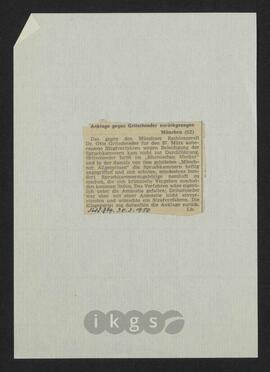 Materialsammlung: Thematische Sammlung - Gritschneder Otto