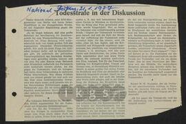 Materialsammlung: Thematische Sammlung A-Z - Todesstrafe