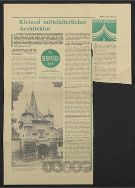 Materialsammlung: Thematische Sammlung - Ansprachen, Reden, Interviews Dritter: Schuller, Günther