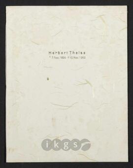 Materialsammlung: Thematische Sammlung zu Personen - Theiss, Herbert