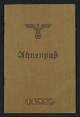 Kryptonachlass Maria Zillich: Lebensdokumente - Ahnenpass