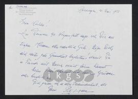 Korrespondenz mit Lexen, Friedrich