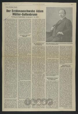 Materialsammlung: Thematische Sammlung - Müller-Guttenbrunn, Adam