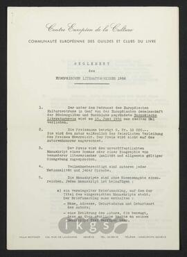 Materialsammlung: Thematische Sammlung zu Körperschaften und Organisationen - Centre Européen de la Culture
