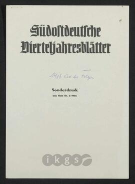 Werke Zillichs als Verfasser: Aufsätze und sonstige Arbeiten - 1918 und die Folgen