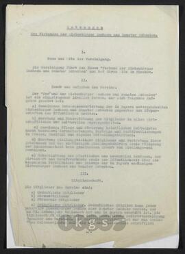 Materialsammlung: Thematische Sammlung zu Körperschaften und Organisationen - Verband der Siebenbürger Sachsen und der Banater Schwaben