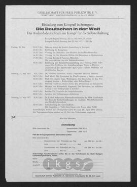 Materialsammlung: Thematische Sammlung zu Körperschaften und Organisationen - Gesellschaft für freie Publizistik e. V.