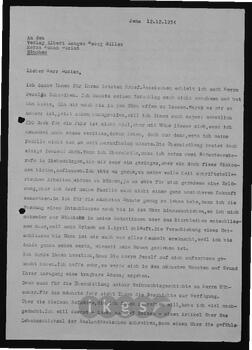 Korrespondenz mit Luzian, Johann