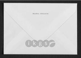 Kryptonachlass Maria Zillich: Lebensdokumente - Kuverts