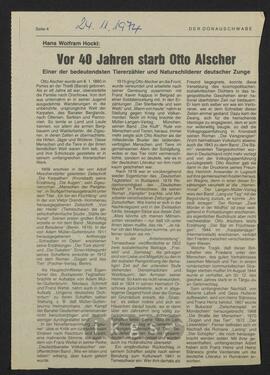 Materialsammlung: Thematische Sammlung - Alscher Otto