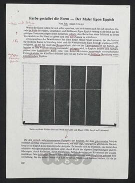 Kryptonachlass SOKW: Projekte - Südostdeutsche Vierteljahresblätter: Texte