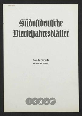 Werke Zillichs als Verfasser: Aufsätze und sonstige Arbeiten - Die ostdeutsche Tragödie darf nicht länger verschwiegen werden! Vor zwanzig Jahren trafen die ersten südostdeutschen Fluchttrecks ein