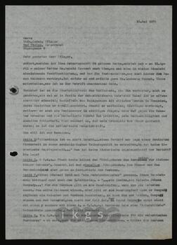 Korrespondenz mit Pfleger, Ludwig