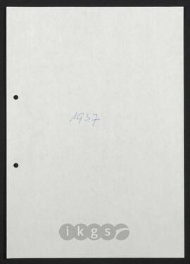 Werke Zillichs als Verfasser: Klingsor-Texte - 1937