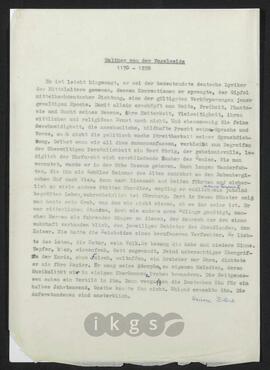 Werke Zillichs als Verfasser: Biografien - Vogelweide, Walther von der