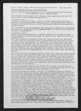 Materialsammlung: Thematische Sammlung zu Personen - Senz, Josef Volkmar