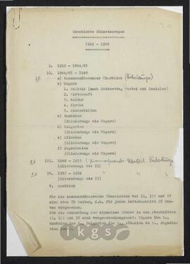 Werke Zillichs als Verfasser: Sachbuch - Geschichte Südosteuropas 1919-1956 (Manuskript)