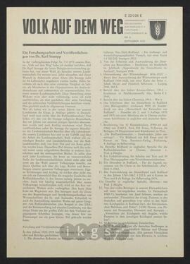 Materialsammlung: Thematische Sammlung zu Körperschaften und Organisationen - Landsmannschaft der Deutschen aus Russland e. V.