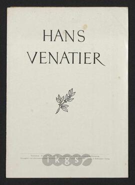 Materialsammlung: Thematische Sammlung - Venatier, Hans